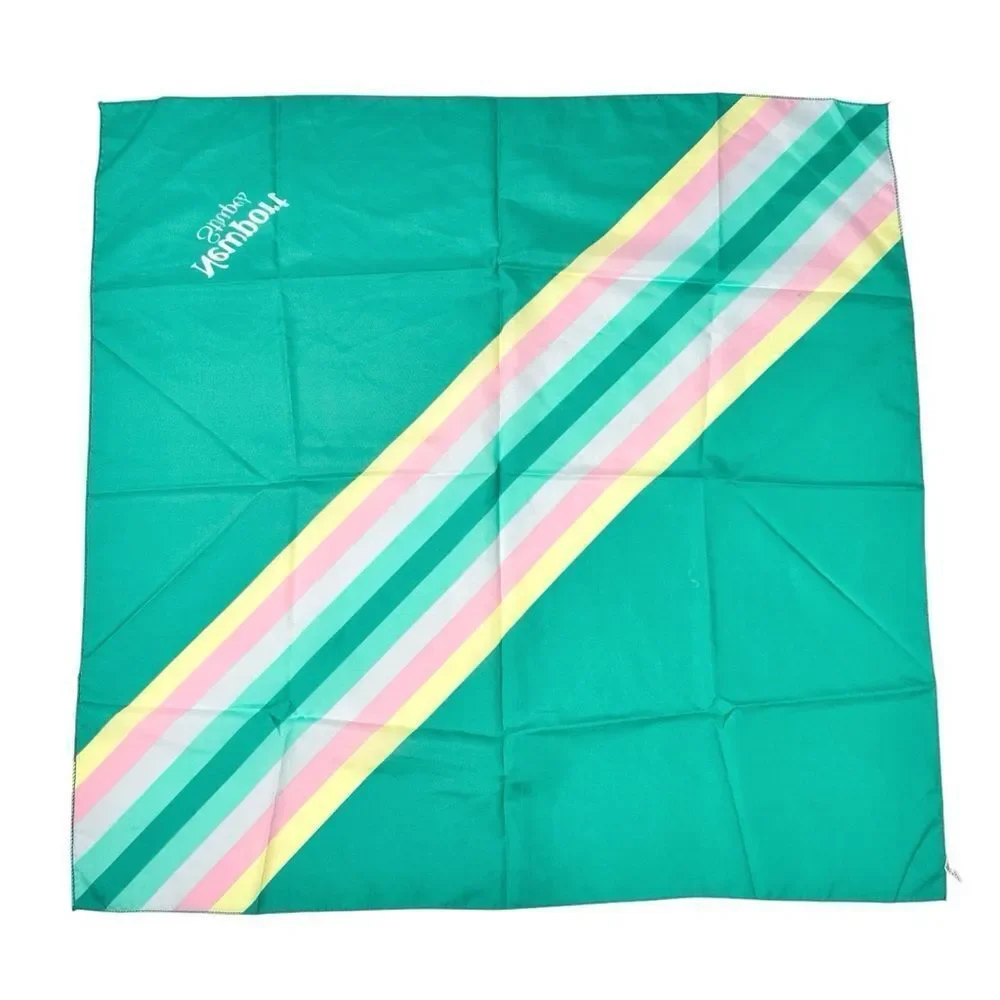 Vintage 80s Newport Stripes Cigarette Scarf Wrap Pastel